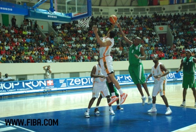 AFROBASKET 2009 3ème journée: Cote d'Ivoire 94 - Afrique du Sud 57