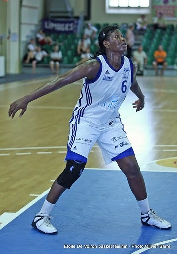 GASSAMA Khadidiatou (Voiron) 20 pts, 7 rbds et 1 passe