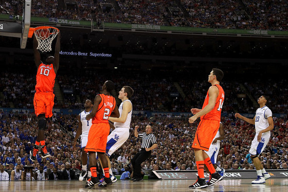 (DIAPORAMA PHOTOS) -NCAA FINAL FOUR:  Gorgui Dieng s'arrête en demi-finale (Louisville -Kentucky 61-69)