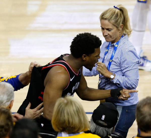 NBA FINALS 2019: L’actionnaire de Golden State suspendu un an de match suite à son altercation avec Lowry