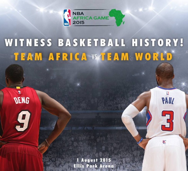 Douze ’’Africains’’ de la Nba rencontrent neuf joueurs du monde